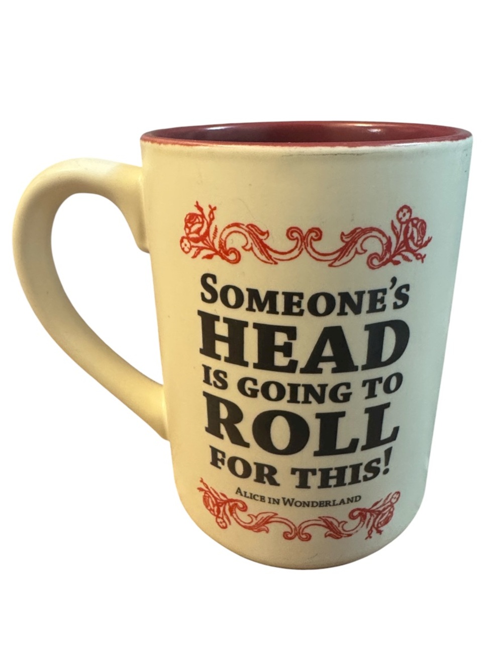 Disney x Hallmark Alice in Wonderland Someones Head is Going to Roll Coffee Mug
